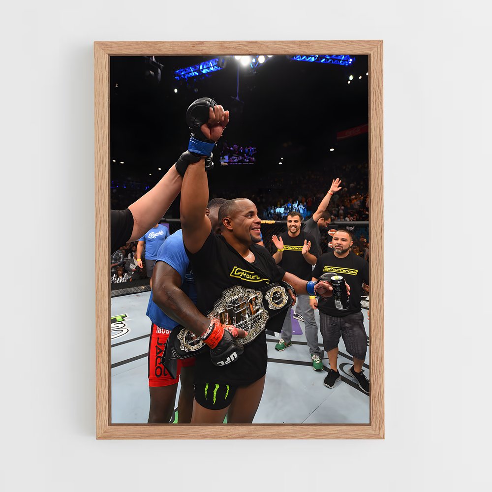 Poster Daniel de cormier – affiche MMA (vue 4)